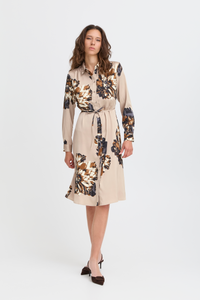 B.Young Jannike Floral Shirt Dress