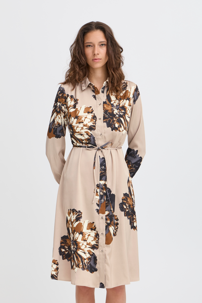 B.Young Jannike Floral Shirt Dress