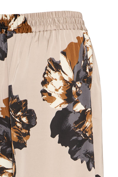 B.Young Jannike Wide Floral Trousers