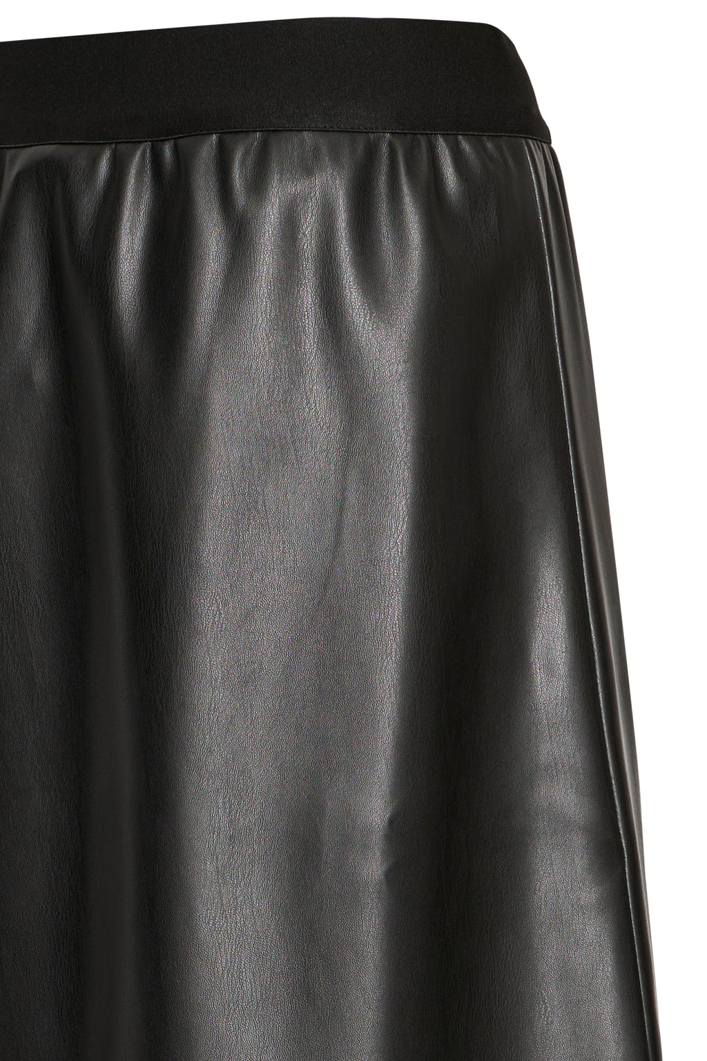 B.Young Densio Faux Leather Lasercut Skirt