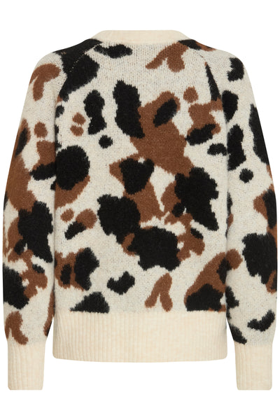 B.Young Omea Cow Print Jumper
