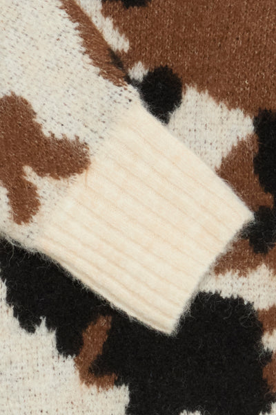 B.Young Omea Cow Print Jumper