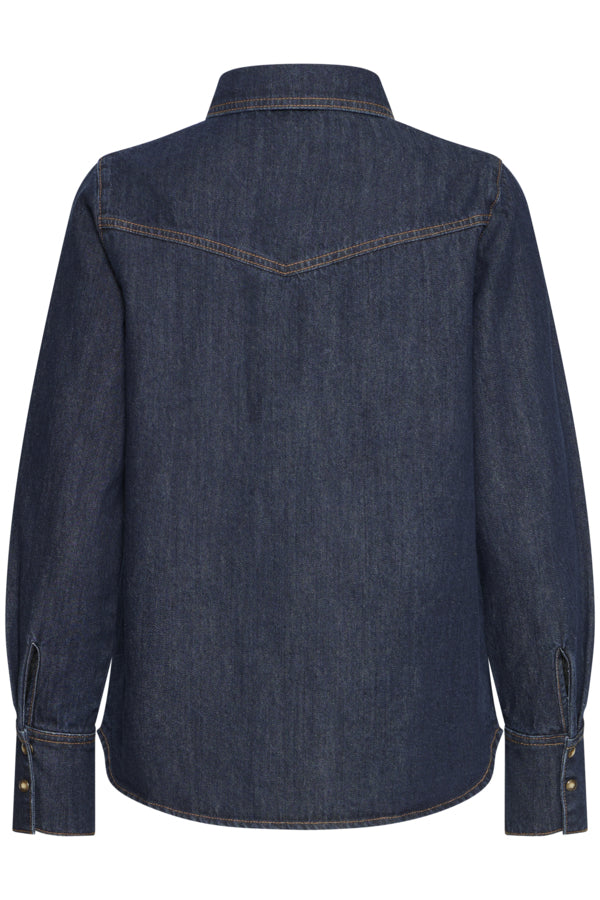 B.Young Katine Western Denim Shirt