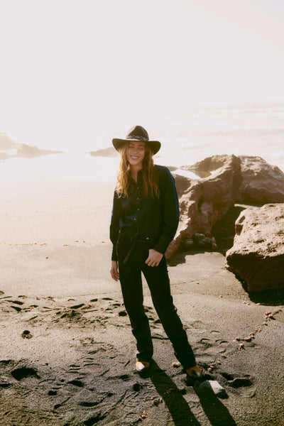 B.Young Katine Western Denim Shirt
