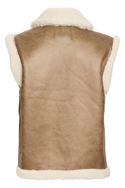 B.Young Asanna Faux Shearling Vest