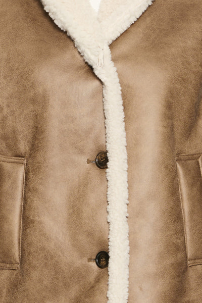 B.Young Asanna Faux Shearling Vest