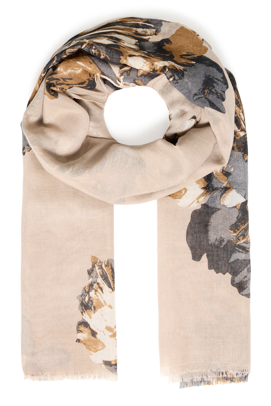 B.Young Wallum Floral Print Scarf