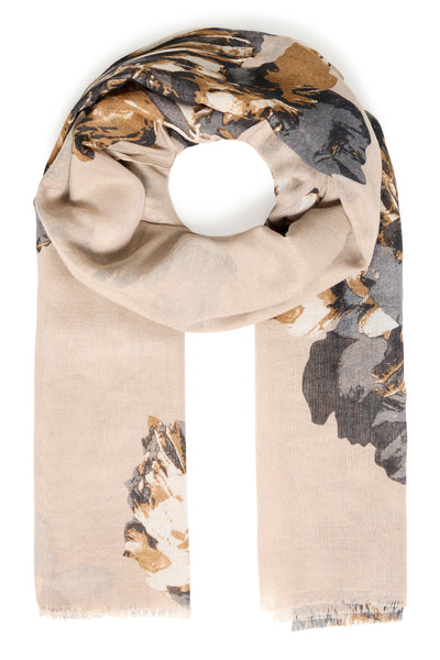 B.Young Wallum Floral Print Scarf