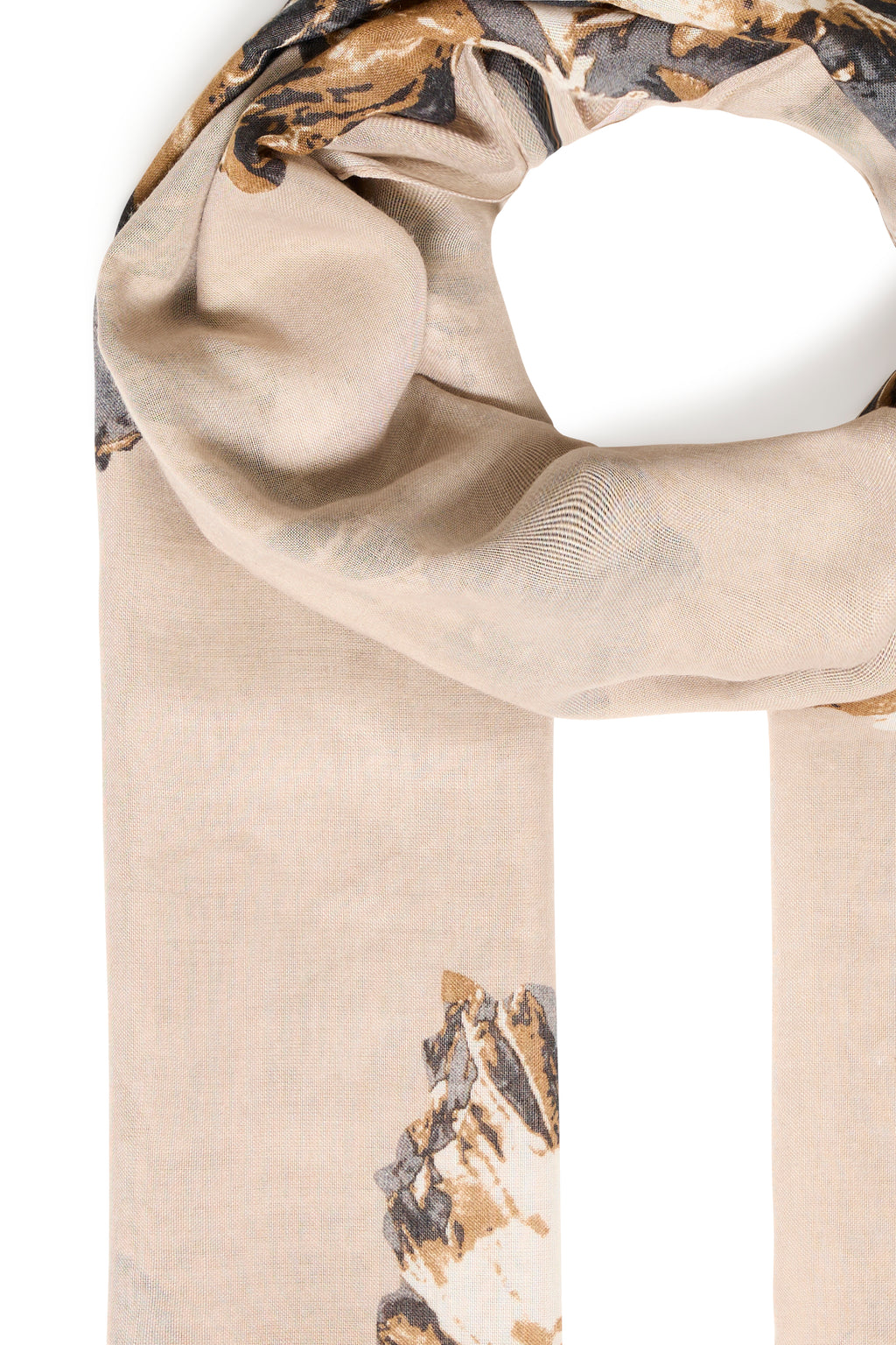 B.Young Wallum Floral Print Scarf