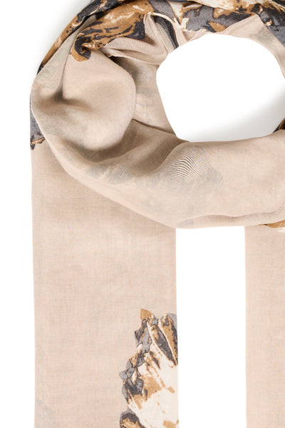 B.Young Wallum Floral Print Scarf