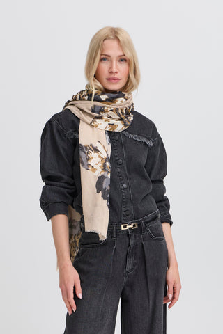 B.Young Wallum Floral Print Scarf
