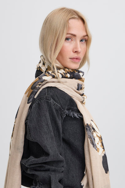 B.Young Wallum Floral Print Scarf