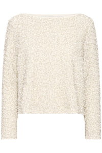 B.Young Pary Sequin Textured Blouse