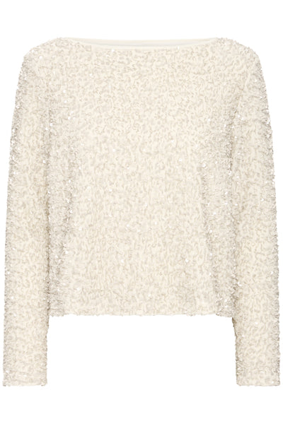 B.Young Pary Sequin Textured Blouse