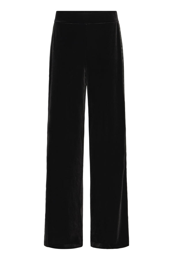 B.Young Perlina Satin Side Velvet Trousers