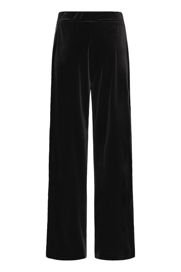 B.Young Perlina Satin Side Velvet Trousers