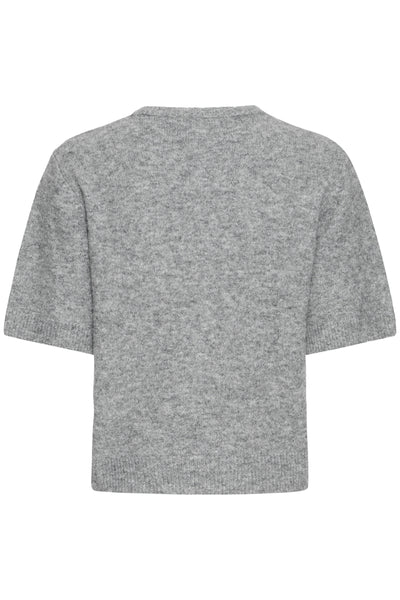 B.Young Omea Rhinestone Round Neck Jumper