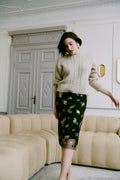 B.Young Renaz Floral Pencil Skirt