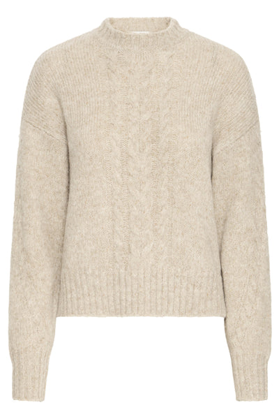 B.Young Onorma Glitter Cable Knit Jumper