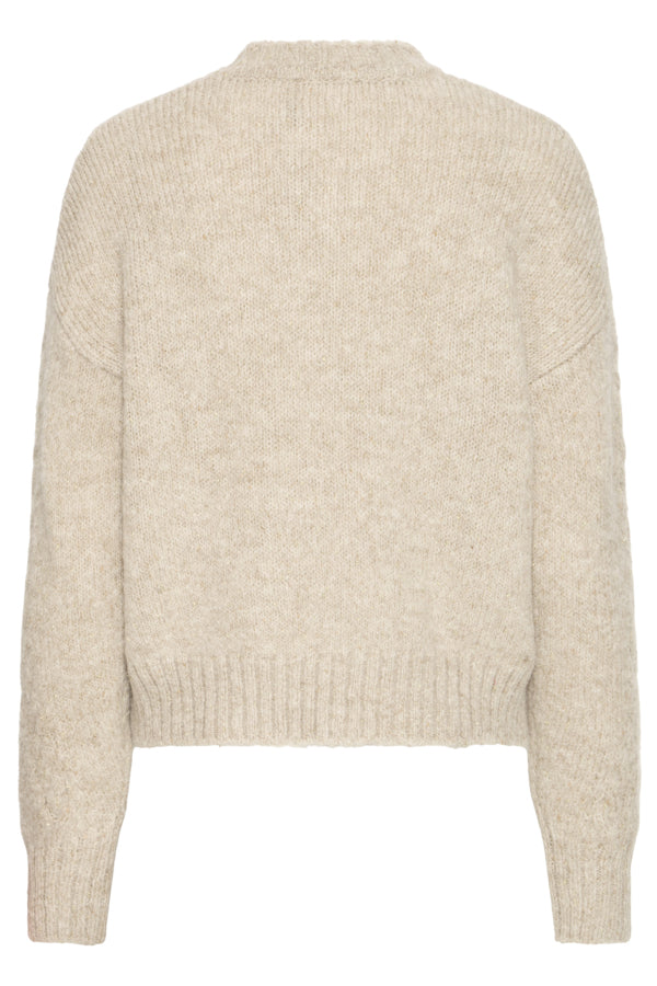 B.Young Onorma Glitter Cable Knit Jumper