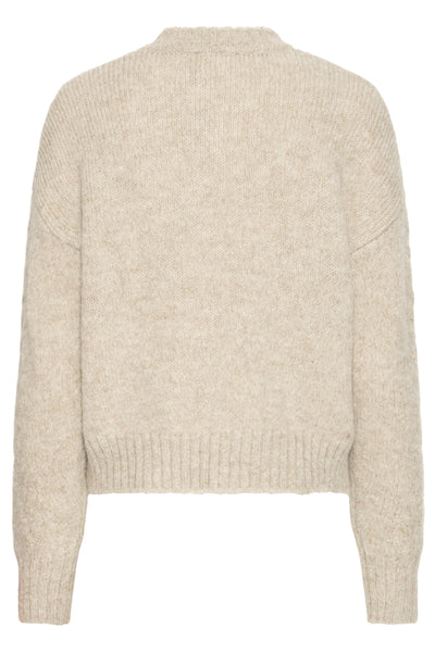 B.Young Onorma Glitter Cable Knit Jumper