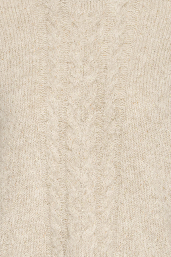 B.Young Onorma Glitter Cable Knit Jumper