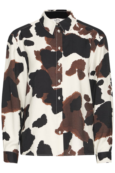 B.Young Cow Print Shirt
