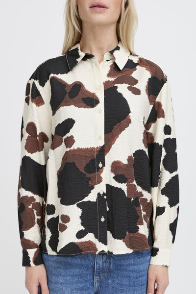B.Young Cow Print Shirt