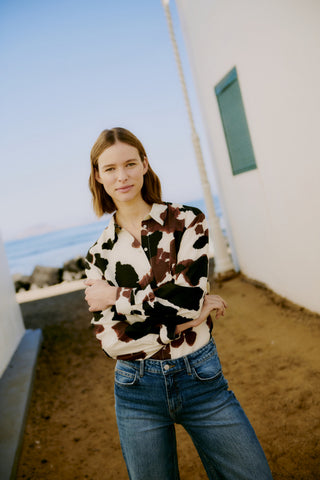 B.Young Cow Print Shirt