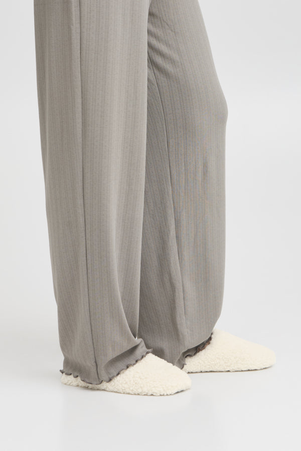 B.Young Faux Shearling Slippers - Cream