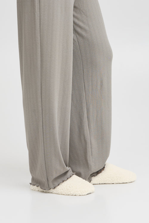 B.Young Faux Shearling Slippers - Cream