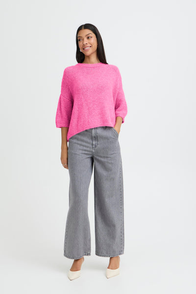 B.Young Otia Cropped Boxy Jumper