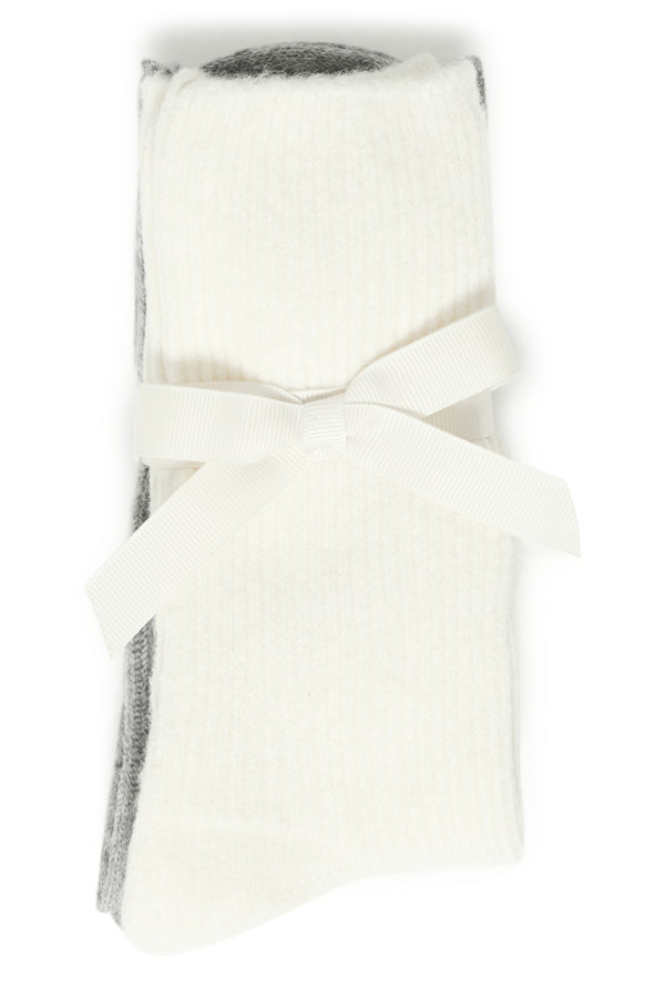 B.Young Visoxy Soft 2pk Socks - Grey Mix