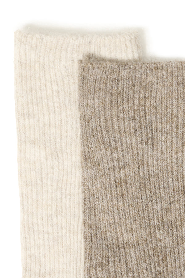 B.Young Visoxy Soft 2pk Socks - Beige Mix