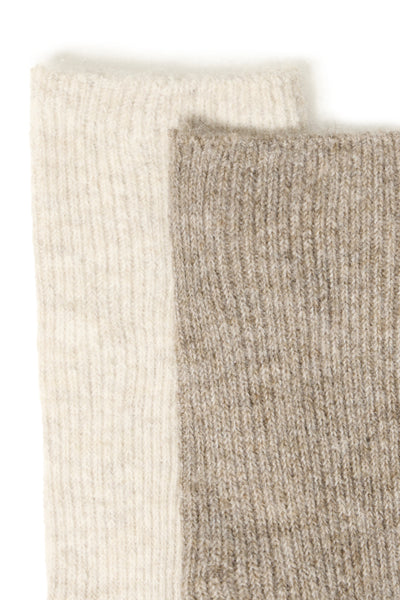 B.Young Visoxy Soft 2pk Socks - Beige Mix