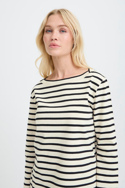 B.Young Saima Cotton Classic Stripe Top