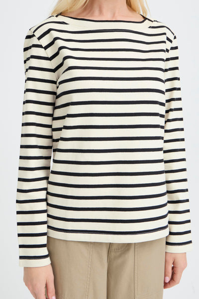 B.Young Saima Cotton Classic Stripe Top