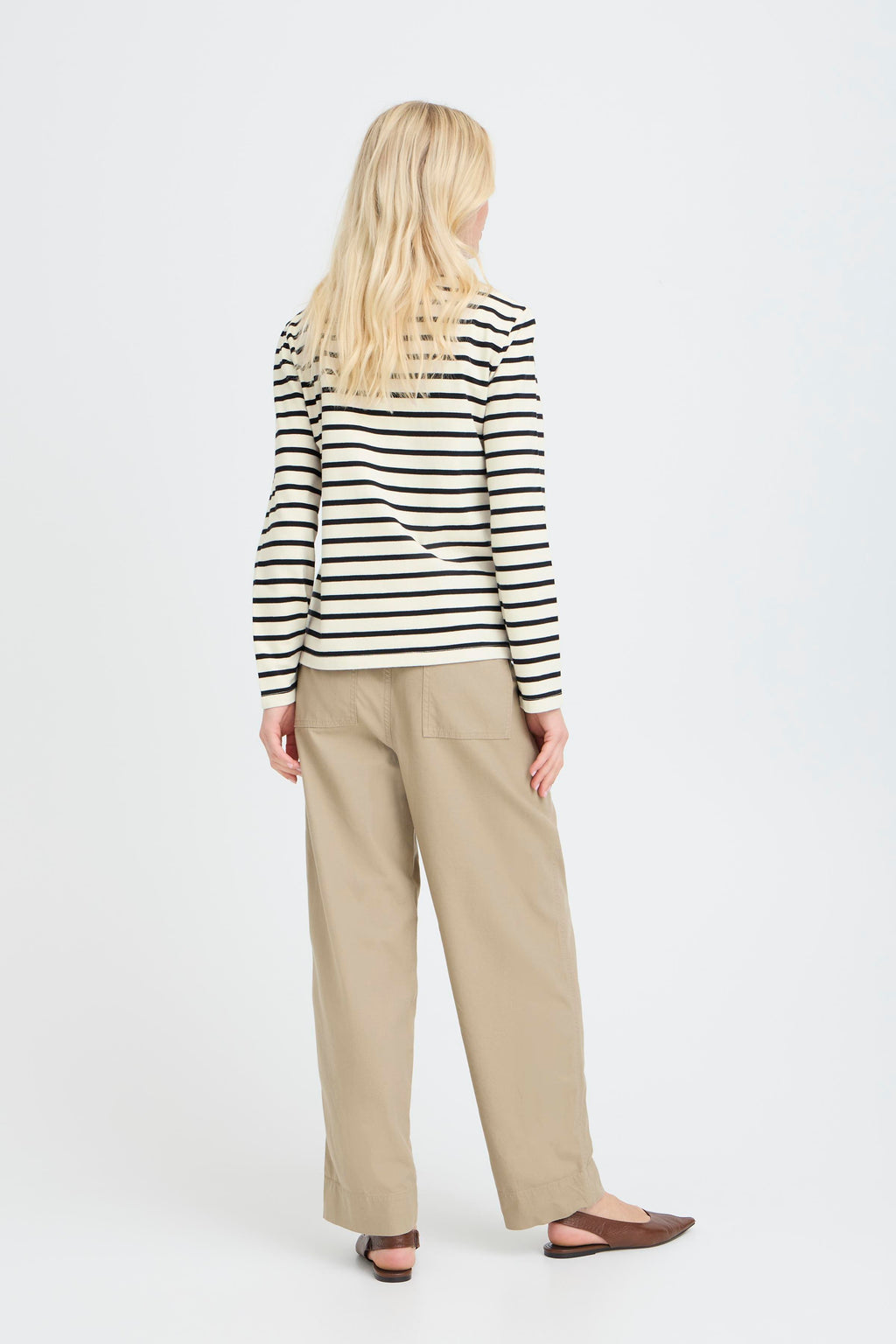 B.Young Saima Cotton Classic Stripe Top