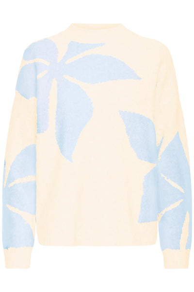 B.Young Omea Floral Print Jumper - Blue