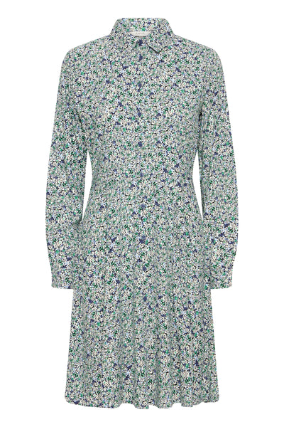 B.Young Gabria Floral Button Front Dress