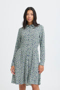 B.Young Gabria Floral Button Front Dress