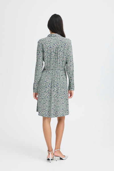 B.Young Gabria Floral Button Front Dress