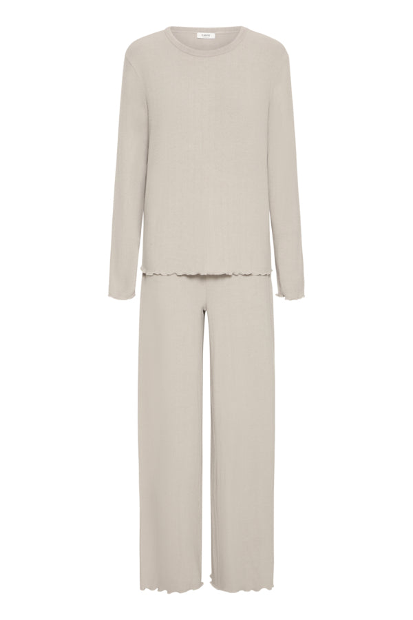 B.Young Pointelle Pyjama Set - Beige