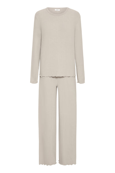 B.Young Pointelle Pyjama Set - Beige