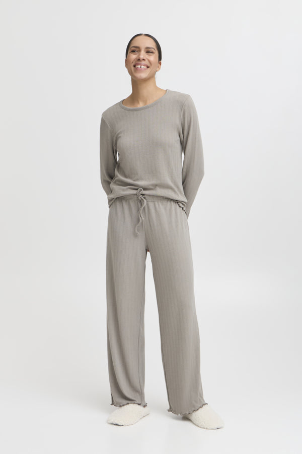 B.Young Pointelle Pyjama Set - Beige