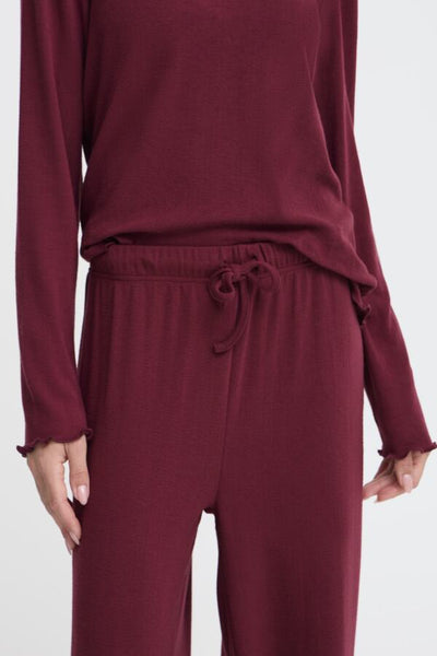 B.Young Pointelle Pyjama Set - Wine