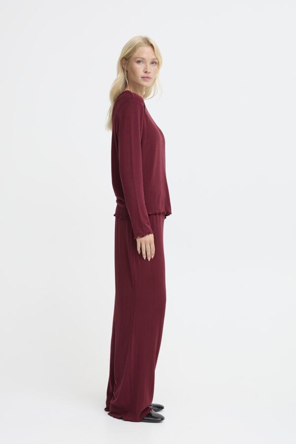 B.Young Pointelle Pyjama Set - Wine