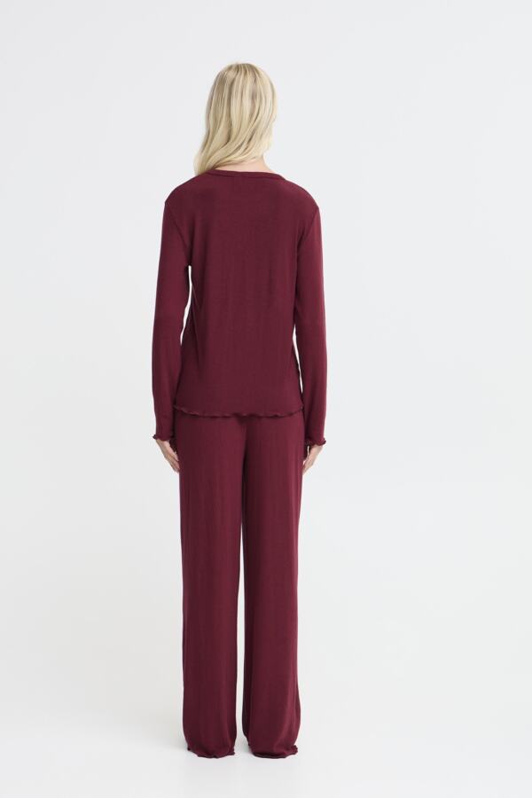 B.Young Pointelle Pyjama Set - Wine