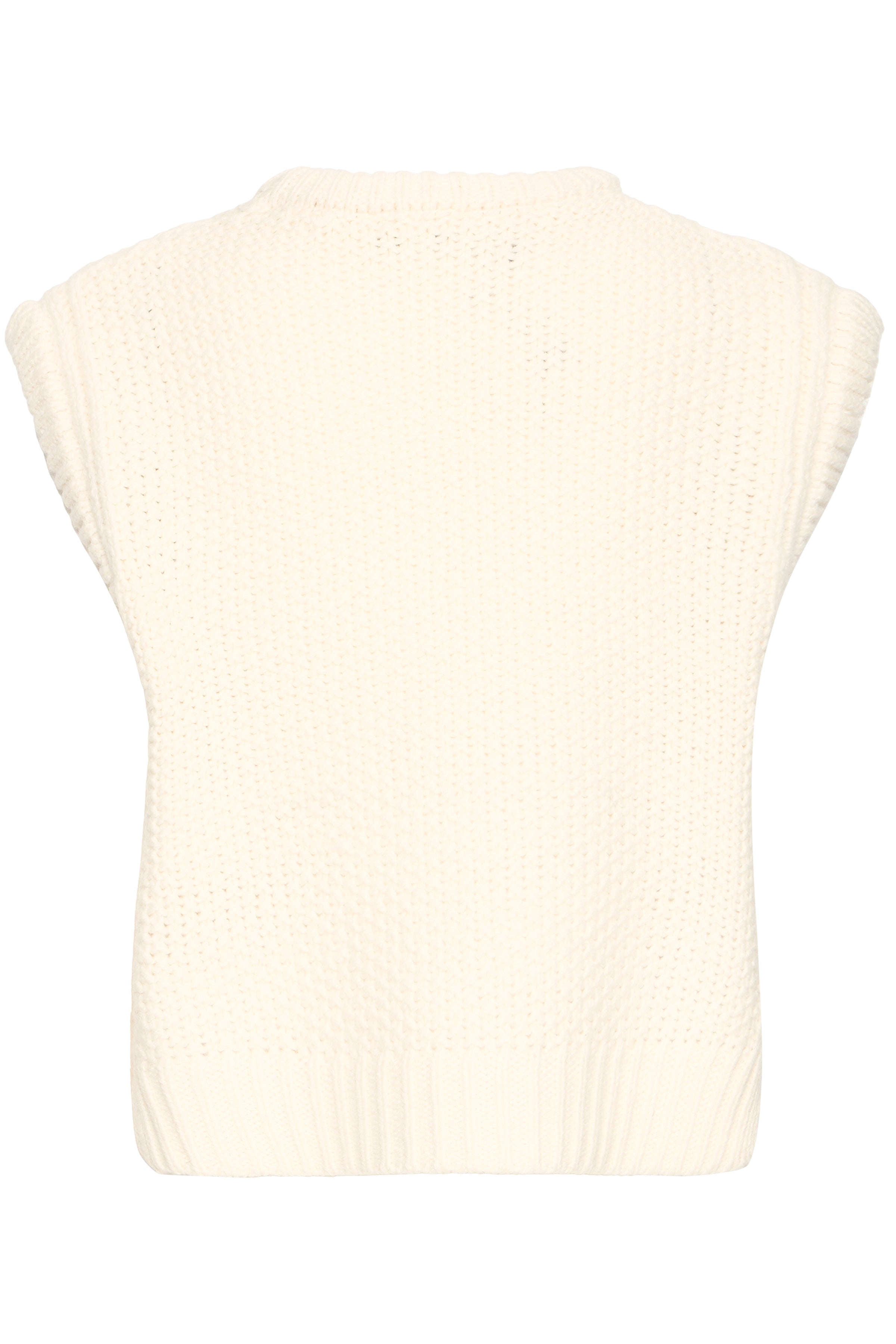B.Young Nitta Tie Side Chunky Knit Slipover Vest