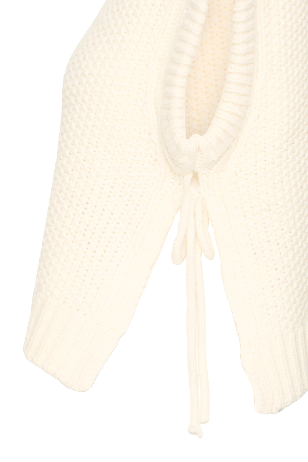 B.Young Nitta Tie Side Chunky Knit Slipover Vest